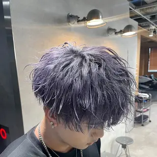 カラー 🔥フェザーパーマ 特化🔥勇斗のヘアスタイル