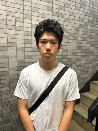 ショート パーマ メンズ 💈メンズ短髪特化 ✂︎伊藤大輝💈のヘアスタイル