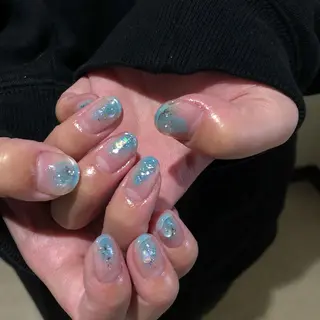 ネイル パラあり！フィルイン 美フォルムのネイルデザイン