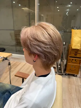 カラー メンズ 透明感カラー/メンズ /レイヤー/中舘春翔のヘアスタイル