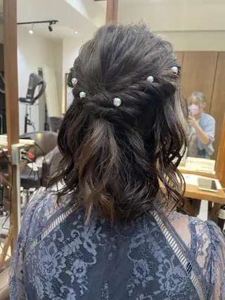 ミディアム ヘアアレンジ ALLEN hair /まなのヘアスタイル
