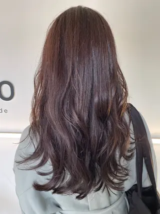 ロング カラー 末石 智のヘアスタイル
