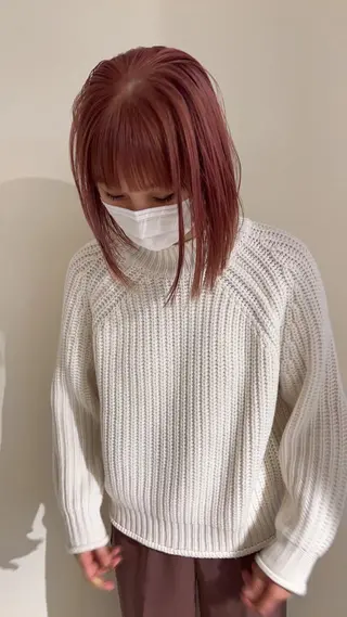 ミディアム 🫧ツヤ髪個室美容室 安食茉莉🫧のヘアスタイル