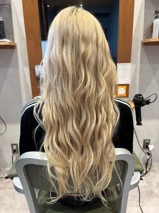 ロング 北村 祐樹のヘアスタイル