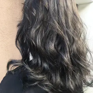 ロング カラー sano sayakaのヘアスタイル