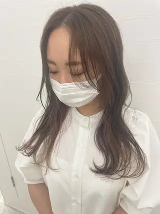 ロング 田島 仁美のヘアスタイル