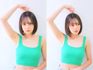 セミロング カラー 縮毛矯正×髪質改善 店長　DAITOのヘアスタイル