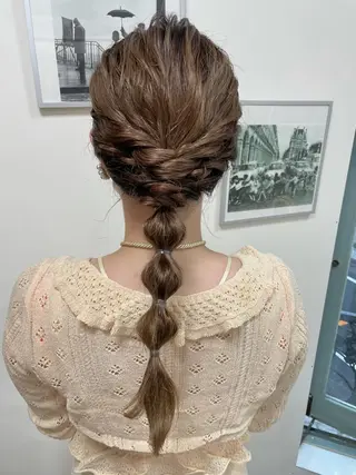 ロング ヘアアレンジ ショート/韓国ヘア Moto✂︎のヘアスタイル