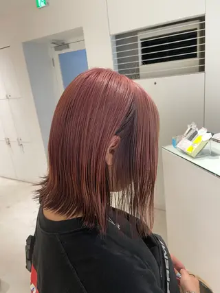 ミディアム カラー loely 💞miyuのヘアスタイル