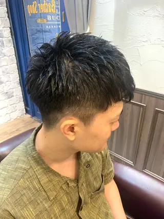 メンズ フリーランス理美容師 いさかのヘアスタイル