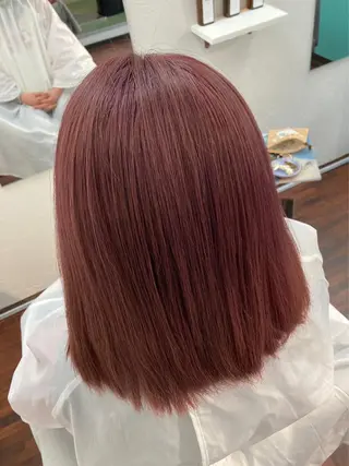 セミロング カラー 田牧 みゆきのヘアスタイル