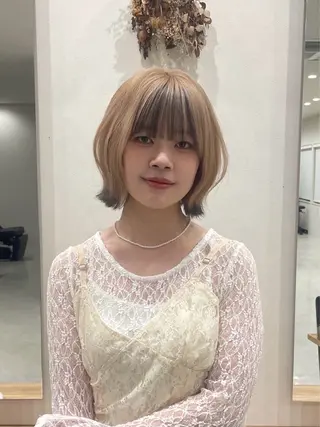 ミディアム カラー ヘアアレンジ 圧倒的カラー技術 /reitのヘアスタイル