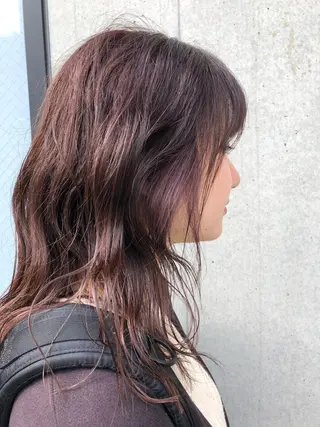 セミロング くまがい みゆ【edge.】のヘアスタイル