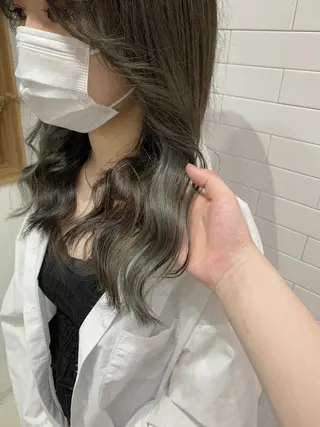 ロング カラー little 小濱彰太のヘアスタイル