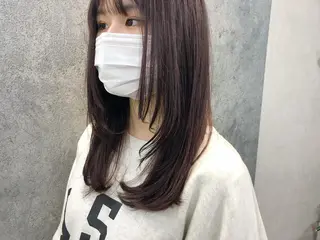 セミロング 所渉/韓国レイヤー /ウルフカットのヘアスタイル