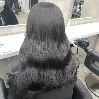ロング カラー ヘアアレンジ 韓国レイヤー＆ピンク 艶髪🩶maikoのヘアスタイル