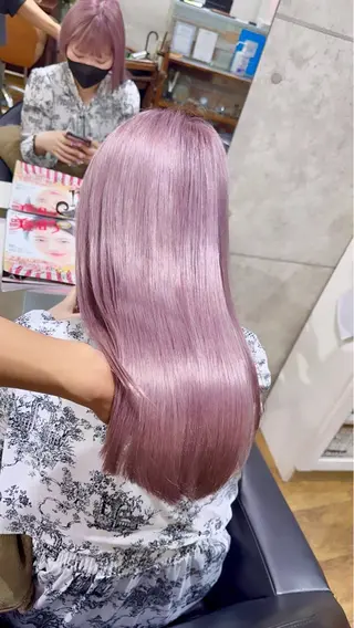 ロング カラー カラー/塚原里沙 川崎のヘアスタイル