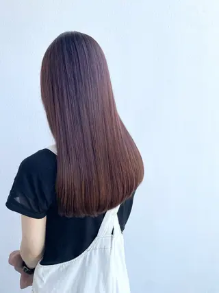 ロング カラー パライソ竜美丘店 中根 奈緒のヘアスタイル