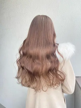 ロング カラー エフェクトブリーチ 🌟前澤啓太朗のヘアスタイル