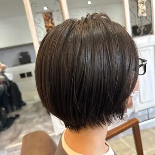 ショート MIRUKA/ 暖色カラー/ベージュのヘアスタイル