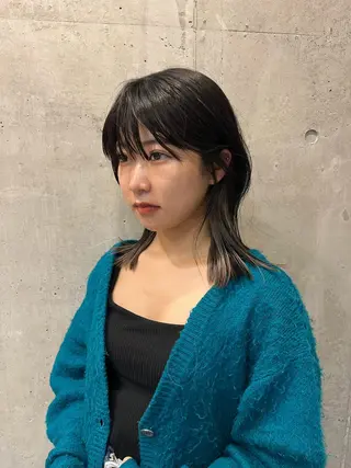 ミディアム カラー 6/5まで目黒店 カラー🎀ミカゼのヘアスタイル