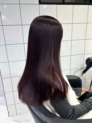 ロング カラー 表参道♡暗髪♡ 艶カラー♡アユミのヘアスタイル