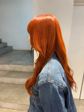 ミディアム カラー ハイトーン/デザイン 🪐·˚⌖MIHOのヘアスタイル