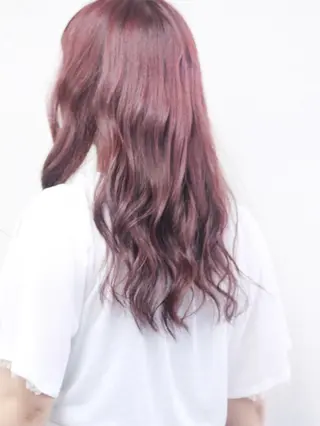 ロング カラー チビ編み込みエクステ シールEXどぅ〜すのヘアスタイル