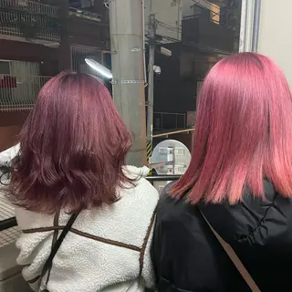 ミディアム カラー パーマ ヘアアレンジ メンズ キッズ ネイル マツエク・マツパ 切りっぱなしヘアボブ ミディアムヘアRYOのヘアスタイル