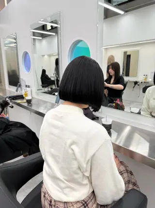 ショート カラー 中韓レイヤー/ ブラウン🤎はやとのヘアスタイル