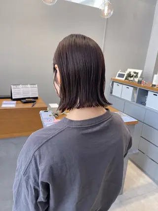 ミディアム カラー 石原圭悟 /ショート/艶カラーのヘアスタイル