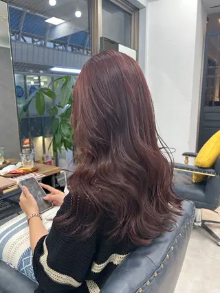 ロング カラー 幣 あや乃 /レイヤーカットのヘアスタイル