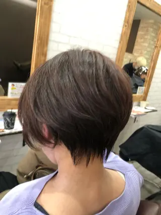 ショート 若山 敦のヘアスタイル