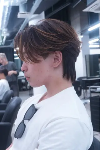 パーマ メンズ 湖城 恵吾のヘアスタイル