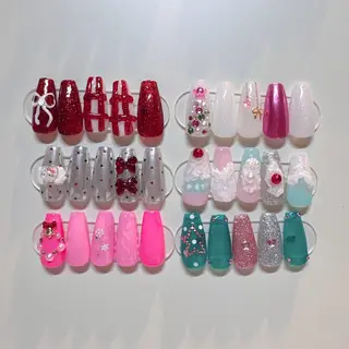 ネイル RIEKO🍒 ワンホン♡推しネイルのネイルデザイン