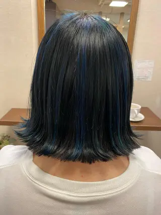 ミディアム カラー liL  hair サトウリョウタのヘアスタイル
