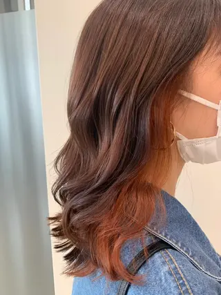 セミロング カラー 💘大人可愛く💘 Natsuki❥❥❥のヘアスタイル