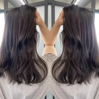 ロング カラー tocca 💜石田愛結💜のヘアスタイル