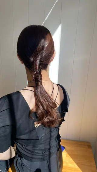 ヘアアレンジ hair shioのヘアスタイル