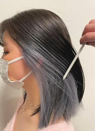 カラー the BRIDGE 大橋伊織のヘアスタイル