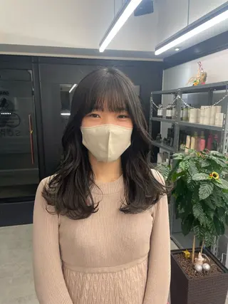 ミディアム 川上拓真 ✂︎学芸大学のヘアスタイル
