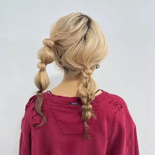 ミディアム 💍ダメージ最小限 ブリーチ/ちさと💍のヘアスタイル