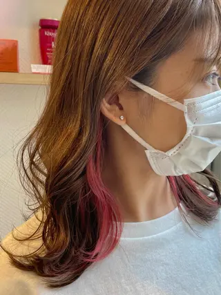 カラー 髪質改善N°rico 杉本怜美のヘアスタイル