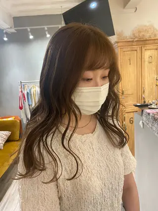 ロング カラー 美髪矯正/髪質改善 🫧山﨑　真歩🫧のヘアスタイル