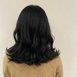 セミロング 髪質改善/shuki 韓国/代表取締役のヘアスタイル