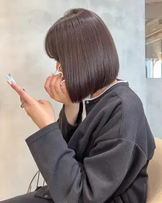 ミディアム ボブ/髪質改善/ 艶髪❣️前髪/Noaのヘアスタイル