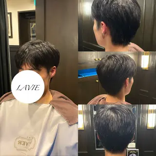 ショート メンズ 長岡 快樹のヘアスタイル