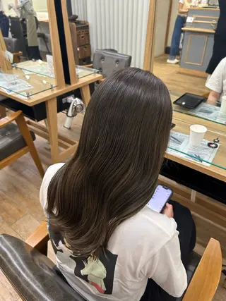 セミロング カラー モデル募集中 🌷nanaha🌷のヘアスタイル