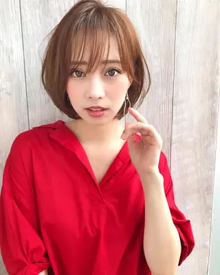 ミディアム ヒラヤマ ユウスケのヘアスタイル