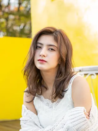 ミディアム 西村 晃一のヘアスタイル